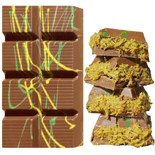 Dubai Chocolate Kunafa Pistachio Bar 7oz